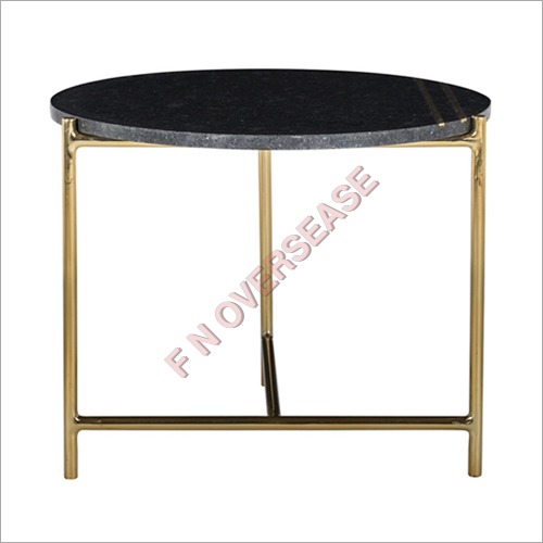 Iron Table With Gold Finish Dimension(L*W*H): 609X609X609 Millimeter (Mm)