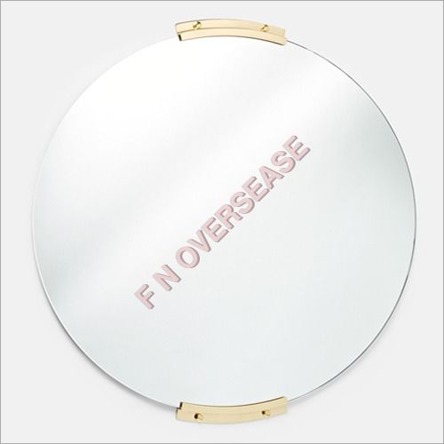 Brass Frame With Glossy Brass Finish Mirror Manufacturer,Exporter