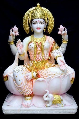 Laxmi Maa Marble Statue