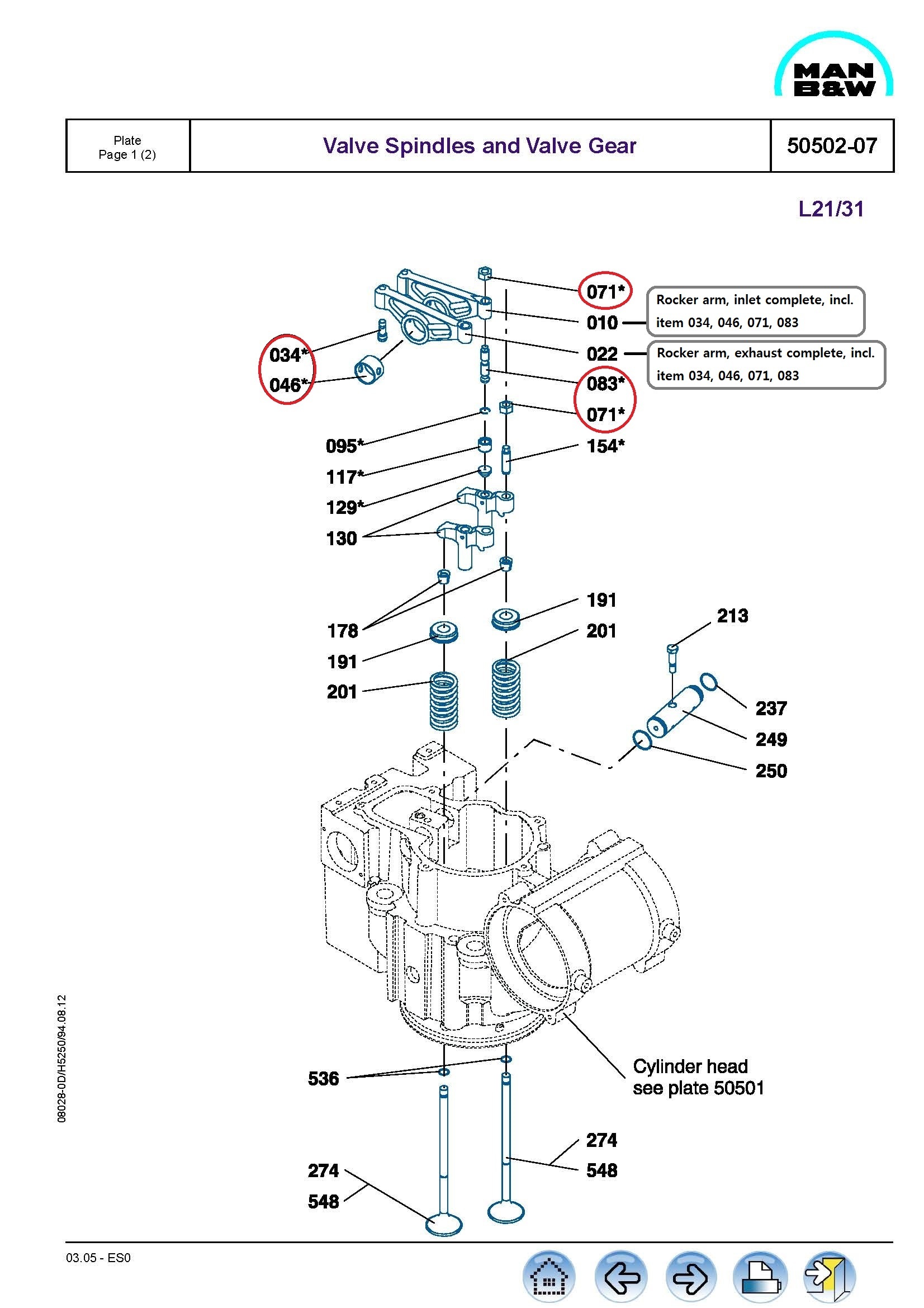 ROCKER ARM COMPLETS