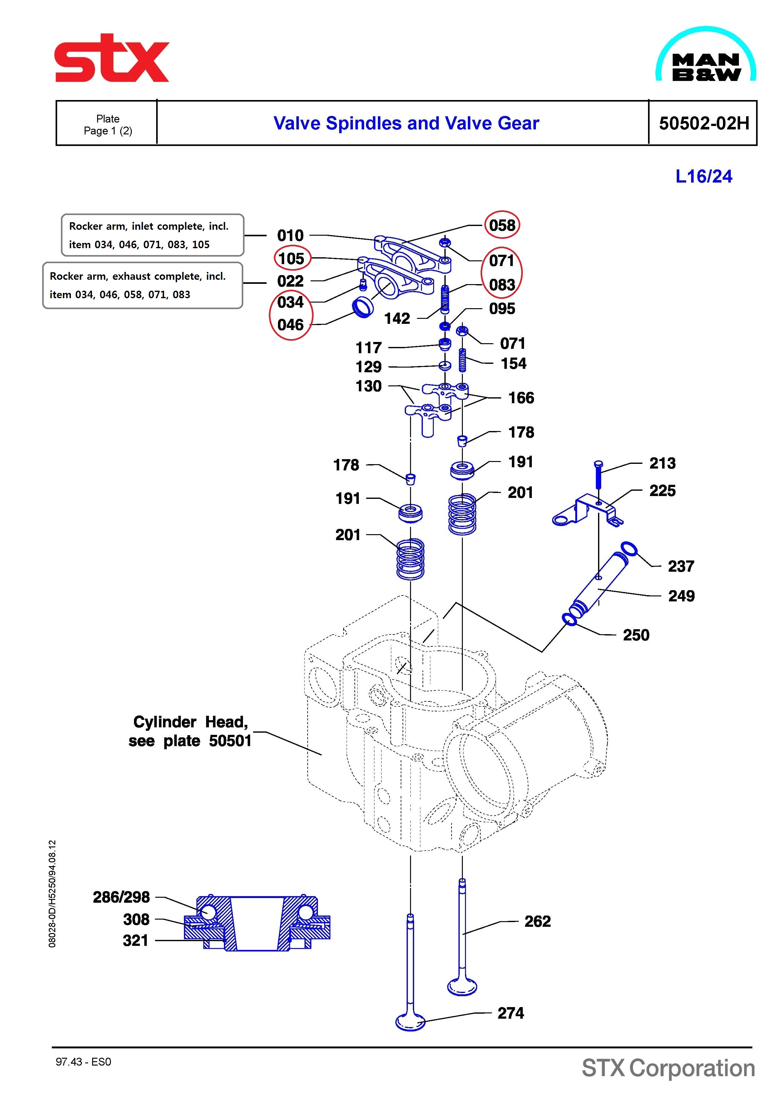 ROCKER ARM COMPLETS