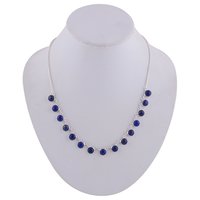 GARNET NATURAL GEMSTONE 925 STERLING SOLID SILVER ROUND CABOCHON STONE HANDMADE NECKLACE