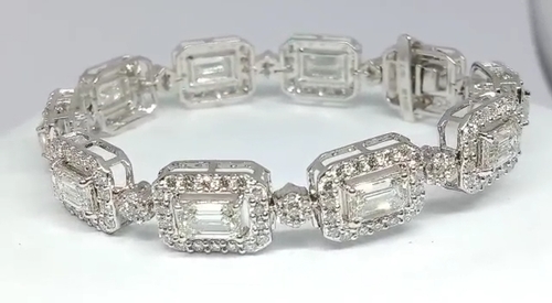 Real diamond bracelet