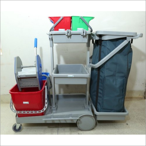 Plastic Housekeeping Trolley