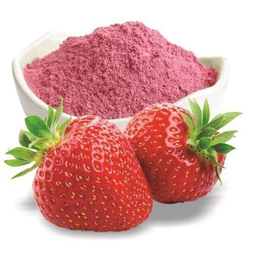 Pink Color Spray Dried Strawberry Powder