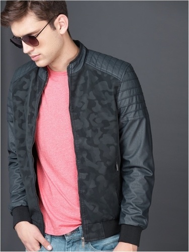 FULL SLEEVE MIX N MATCH BOMBER JACKET (KA153)