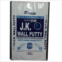 Wall Putty Bags - Cement Based, 5kg, 10kg, 25kg Sizes | White Color, Iso 9001 Certified, Ideal For Interior And Exterior Wall Finishing