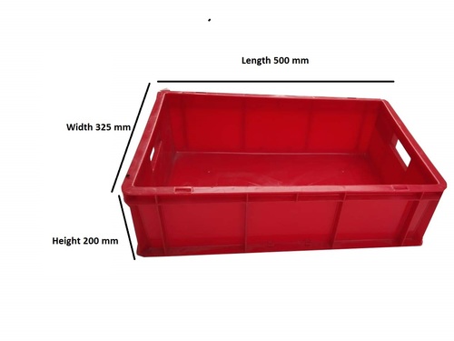 Crate Red Sch 500x325x200 1000000444