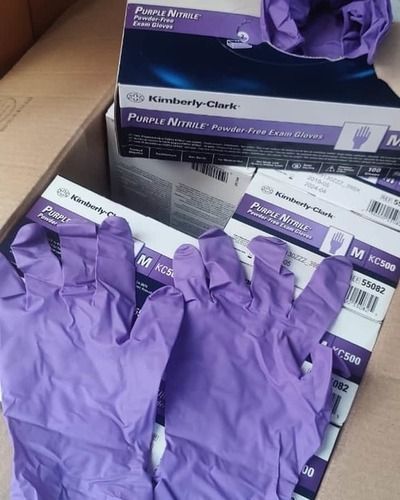 Blue Nitrile Examination Gloves Powder Free