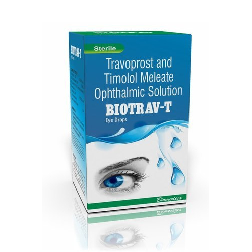 Travoprost And Timolol Maleate Opthalmic Solution Eye Drops Age Group: Adult