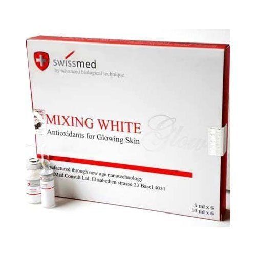 Mixing White Energize Glutathione Injection