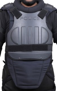 Anti Riot Chest Protector - Color: Black