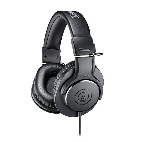 Black Audio-Technica M20X Professional Headphone