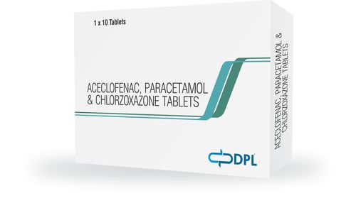 Aceclofenac Paracetamol And Chlorzoxazone Tablets