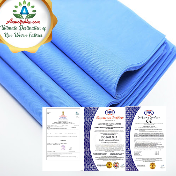 WATERPROOF RAW MATERIAL SMS NON WOVEN FABRIC