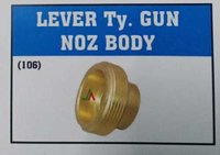 Lever Ty. Brass Gun Nozzle Body