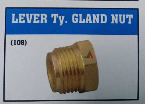 Lever Ty. Brass Gland Nut