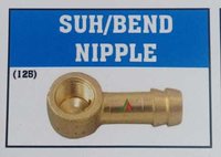 SUH / Brass Bend Nipple