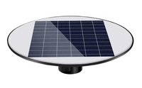Solar Led Courtyard Lamp 120w With Remote-controller  Motion Sensor (Built-in 15000 Mah Lifepo4 Battery and 15 W Solar Panel - Cool White 6500k)