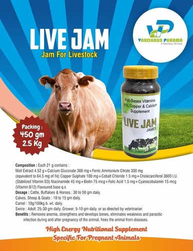 JAM FOR LIVESTOCK Animal Feed Supplement