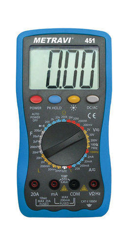 Metravi 451 Digital LCR Meter with Multimeter