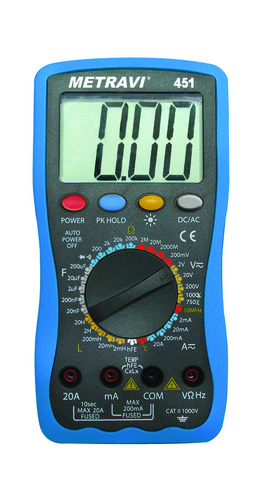 Metravi 451 Digital Multimeter with LCR Measurement