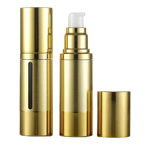 Airless Bottle 15/30/50 Gold Color Airless Bottle Capacity: 30-50 Milliliter (Ml)