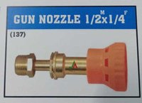 Brass Gun Nozzle 1/2 x 1/4