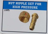 Brass Nut Nipple Set For High Pressure