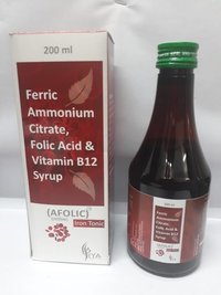 Ferric Ammonium Citrate + Folic Acid + Vitamin B12 Syrup