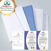 PLAIN BLUE MEDICAL SAFETY EQUIPMENT NON WOVEN FABRIC, GSM: 50-100