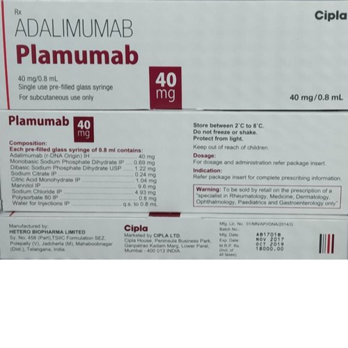 Plamumab 40 Mg /0.8 Ml Injection
