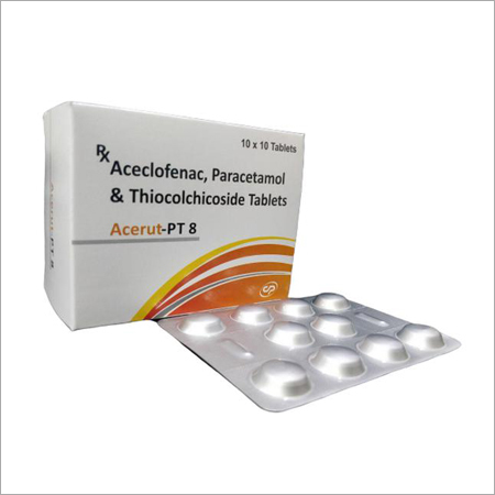 Aceclofenac Paracetamol & Thiocolchicoside Tablets By TRUMAC HEALTHCARE