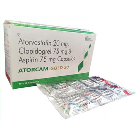Atorvastatin 20mg Clopidogrel 75mg Capsules