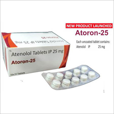 Athenolol Tablets IP 25mg