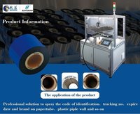 Tracking Code Printing Machine - Color: Silver