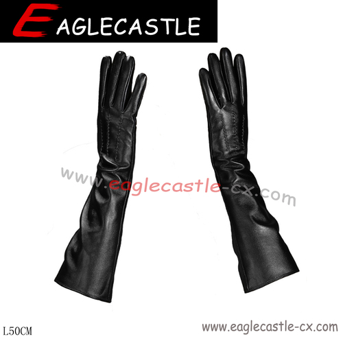 Long Size Ladies Gloves, PU Gloves, Dress Accessories, Party Gloves
