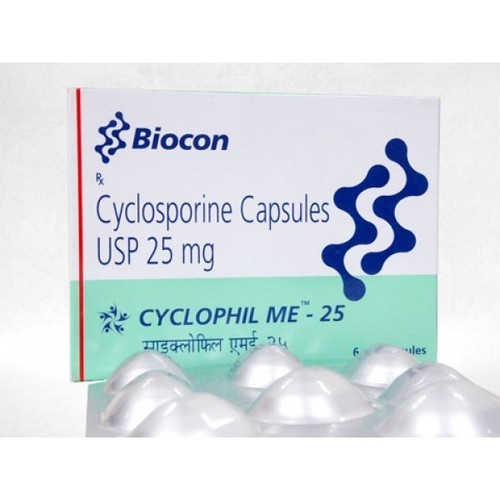 Cyclophil ME 25 Mg Cyclosporine Capsules IP