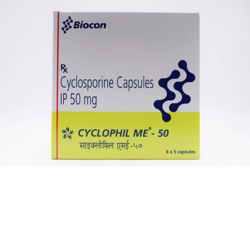Cyclophil ME 50 Mg Cyclosporine Capsules IP