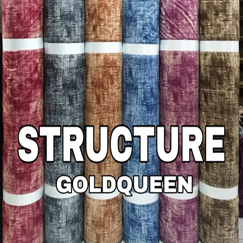 Printed Structure Goldqueen Curtain Fabric