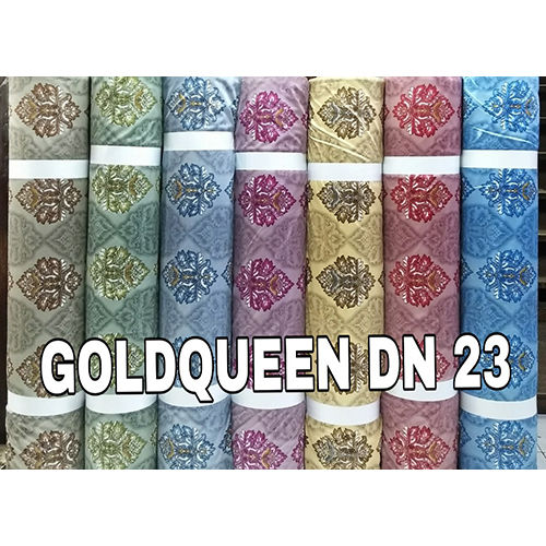 Heavy Printed Goldqueen Curtain Fabric