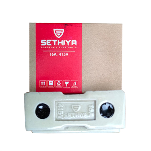 16AX415V Kit Kat Fuse - Porcelain, 160 Pieces, Rated Voltage: 16AX415 Volt (V) | Ideal for Domestic Wiring and Small Scale Usage