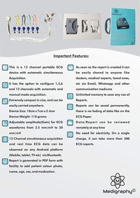 12 Channel ECG Recorder