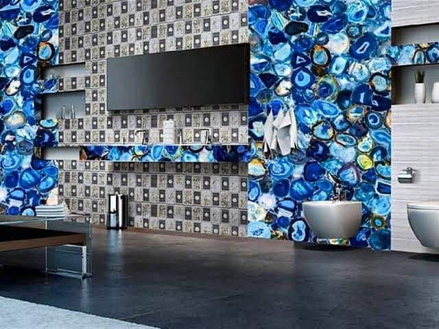 Blue Agate Bar Counter
