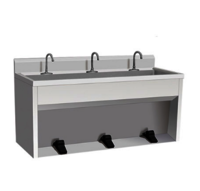 Foot Control Stainless Steel Kitchen Sink