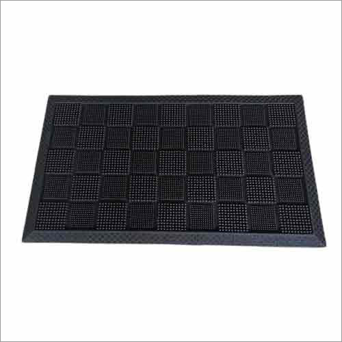 Stipple Pin Mat - Black, 40cm x 70cm x 10mm | Quick Drying, Washable, Machine and Hand Washable, Rectangle Shape, Perfect for Home and Hotel Use