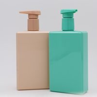 250 Ml Square Lotion/shampoo/conditioner Bottle - Pet Material, 250 Ml Capacity, Custom Color, Pump Screw Cap | Hot Stamping, Screen Printing, 3000 Pcs/min