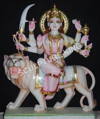 Marble Durga Statue