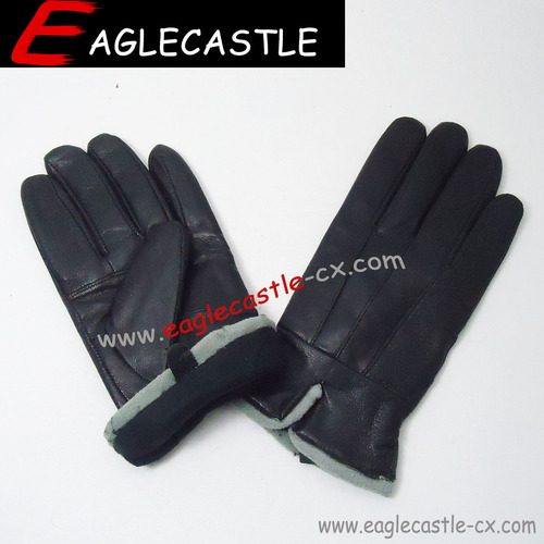 2021 New Fashion Sheepskin Lamb Fur Cheap Personalized Classic Men Leather Gloves By EAGLECASTLE CO., LTD.