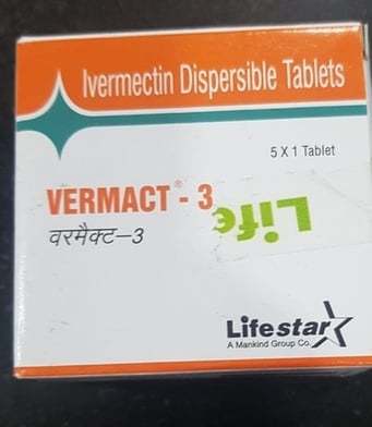 VERMACT 3MG TABLET (IVERMACTIN 3)